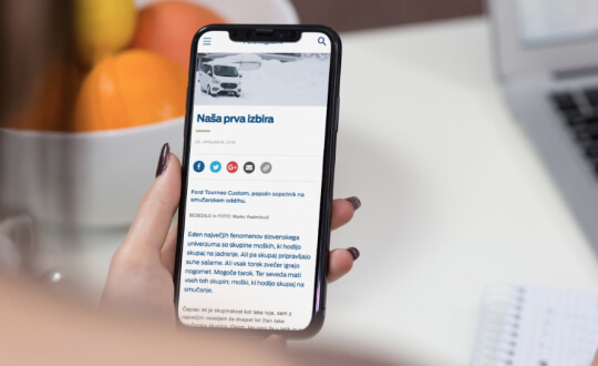 Ford Magazine website role