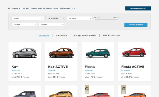 Ford Prva Izbira - Simple to use