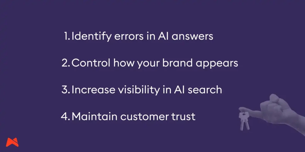 Four main risks to brand reputation caused by AI-generated answers