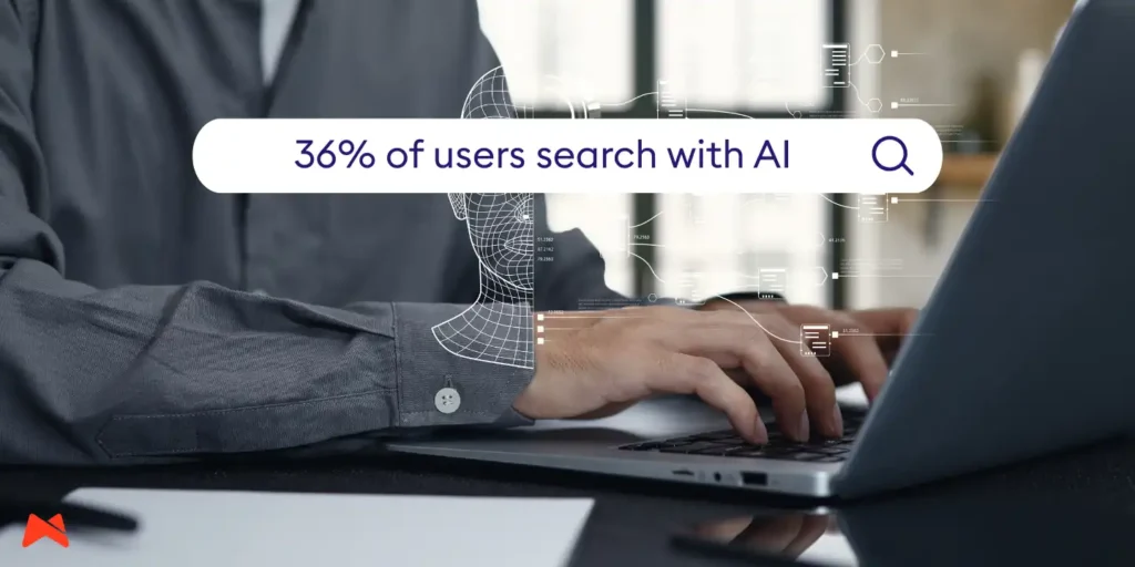 Growth of AI search optimization based on 2025 user data