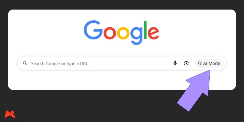 Using AI mode starts with tapping a button in the search bar